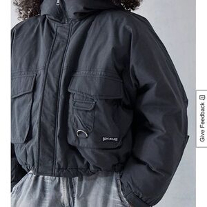 BDG Cropped Utility Coat